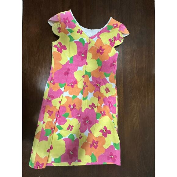 Lily Pulitzer Floral Shift Dress Women 6 Bright Colorful Preppy Resort Cruise - Picture 3 of 12